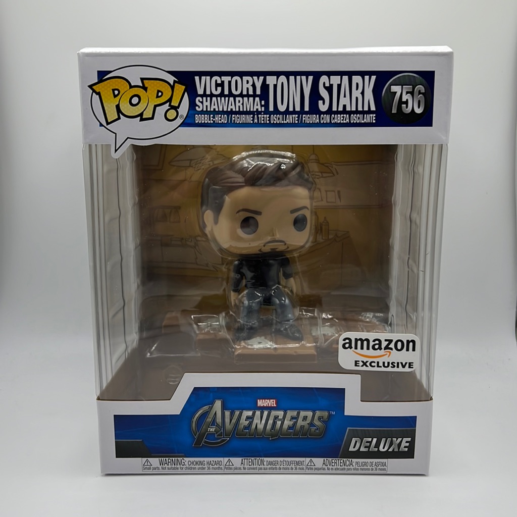Marvel Victory Shawarma Tony Stark 756 Deluxe Funko Pop
